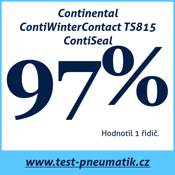 Test pneumatik Continental ContiWinterContact TS815 ContiSeal 215 60 R16 95V