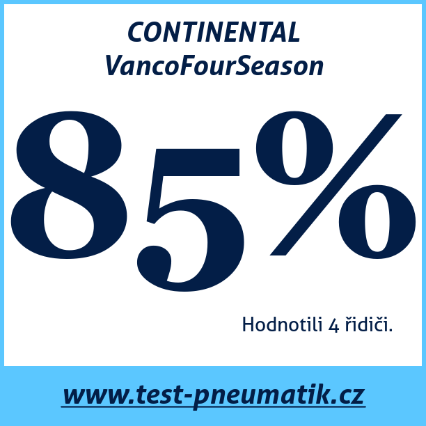 Test pneumatik CONTINENTAL VancoFourSeason 235 65 R16 121/119R
