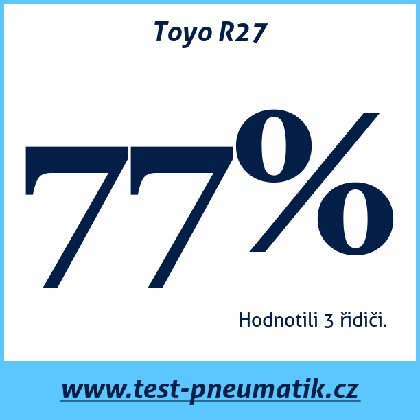 Test pneumatik Toyo R27